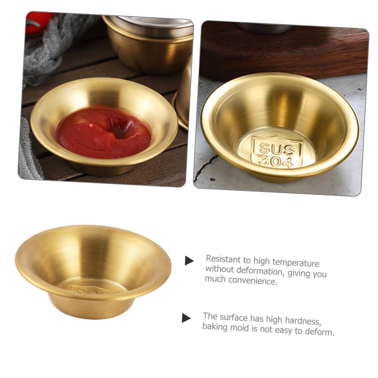 Ciieeo Stainless Steel Mini Tart Multi Function Baking Pan for Cakes Tarts and Puddings Reusable Tool for Afternoon Tea and Gatherings Single