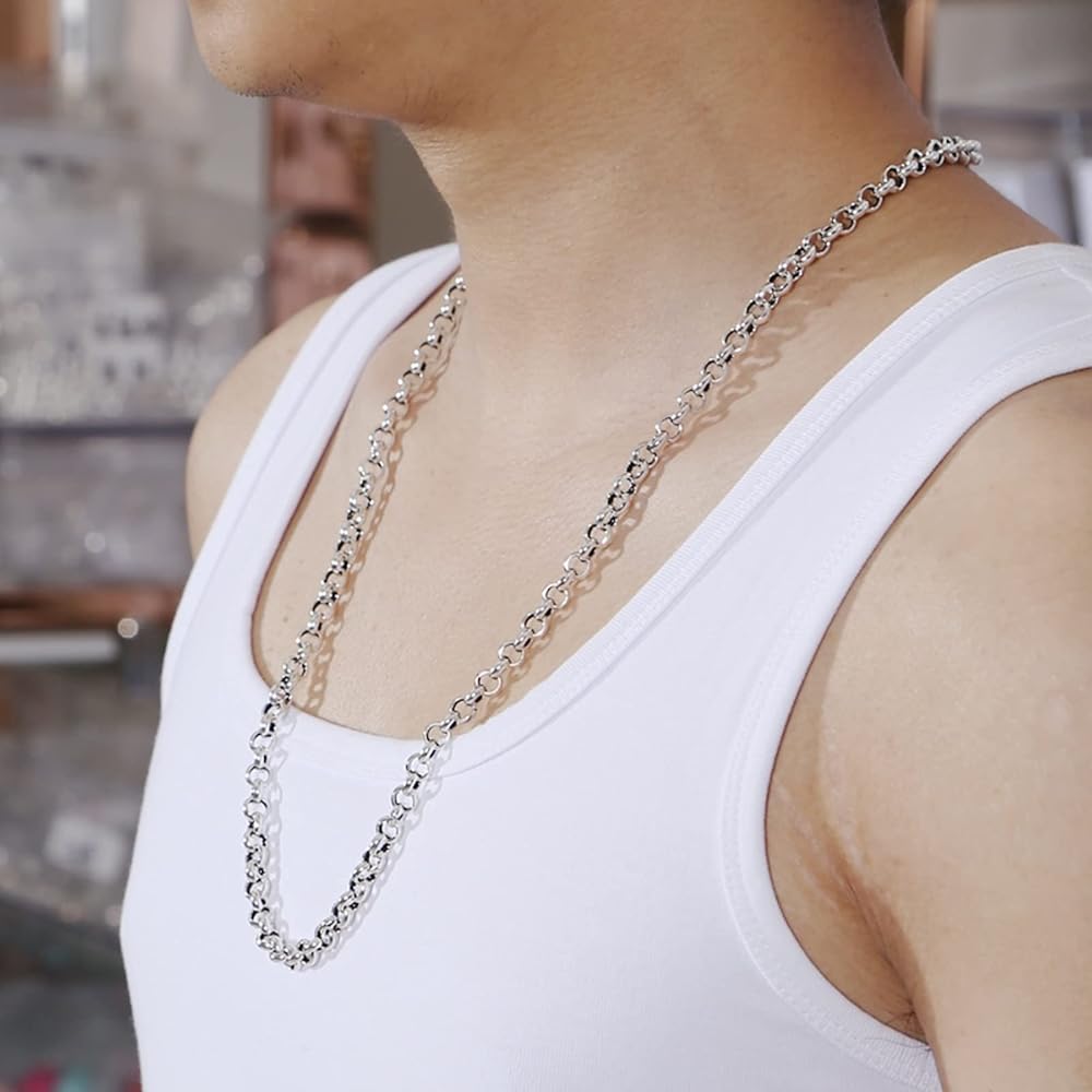 小物 215cm WACKEY crazy long long l chain 40cm Long Stainless Steel Key Chains Punk Street Big Ring