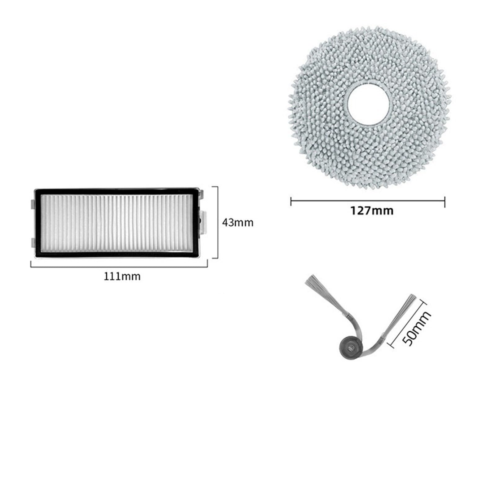 Repuesto De Robot Aspirador, Compatible Con Roborock,Saros Z70, Piezas, Filtro De Cepillo Lateral, Almohadilla De Fregona, Accesorios De Repuesto(Mop Pad 20pcs)