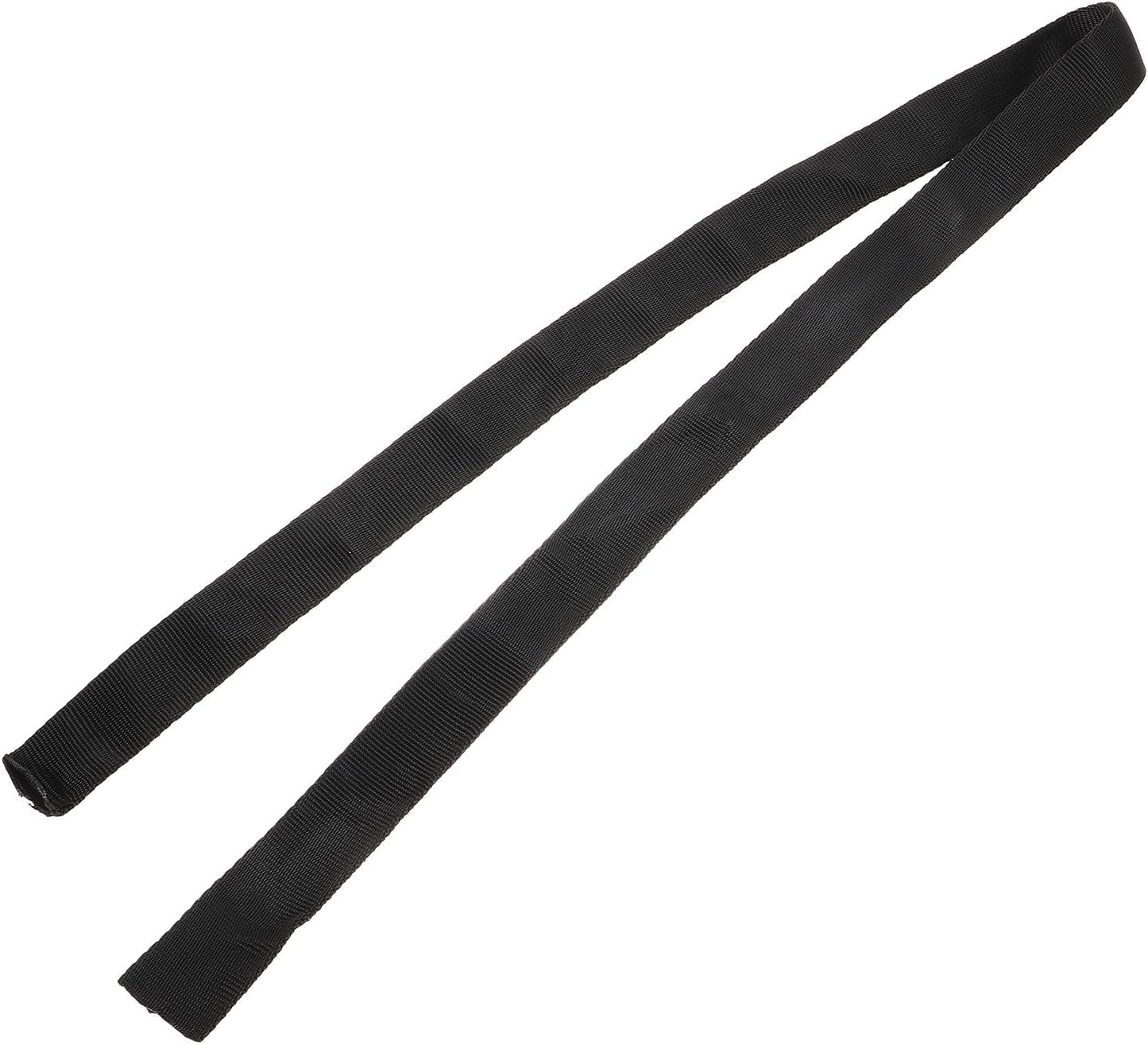 TIDTALEO Heavy Duty Polyester Winch Strap with Protective Sleeve for Trailer and Vehicle, Black Tow Strap Featuring Efficient Handling and Strong Stability for Cargo Handling and Loading