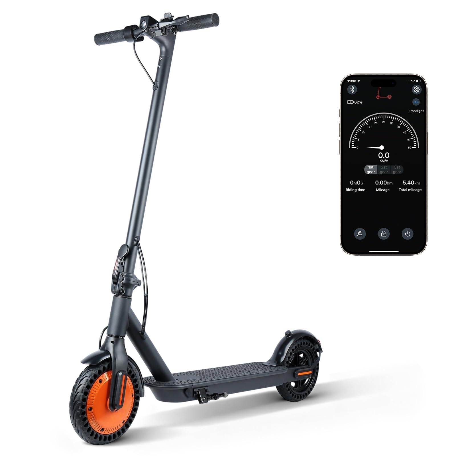 Fregogo Electric Scooter for Adults - Folding Commuter E-Scooter 500W Peak Motor 12 21 Mile Long Range Adults