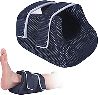 Vista 9 de Protectores de talón 3D para úlceras por presión, almohada de elevación de tobillo, cojín de soporte de pie para úlceras de cama, cojines de talón