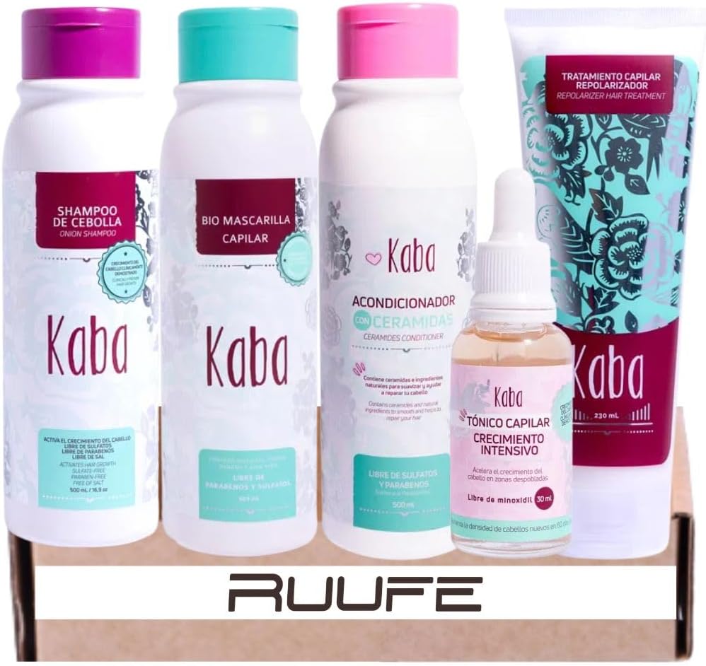 RUUFE Onion Shampoo Kaba Shampoo de Cebolla kaba (2 pack