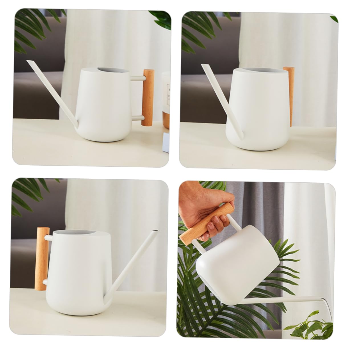 UPKOCH Annaffiatoio in Ferro 900ml per Piante in Vaso, Beccuccio e Apertura Ampia, Facile da Riempire, per Interno ed Esterno