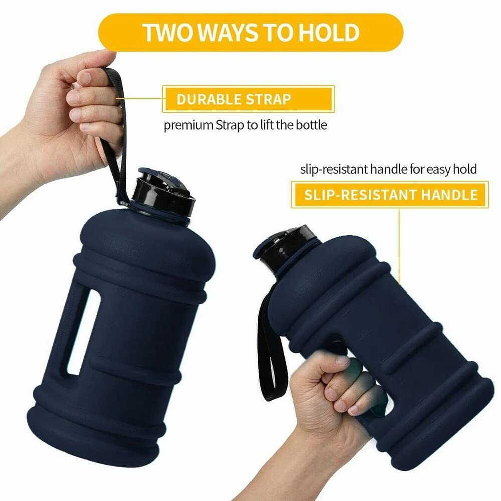 Borraccia Da Bicicletta 2.2L Grande capacità Bottiglia di acqua trasparente bottiglie di bere Palestra Bottiglie Sport Coppa Protein Shaker Outdoor Portable Acqua fredda Acqua fredda Borraccia Termica