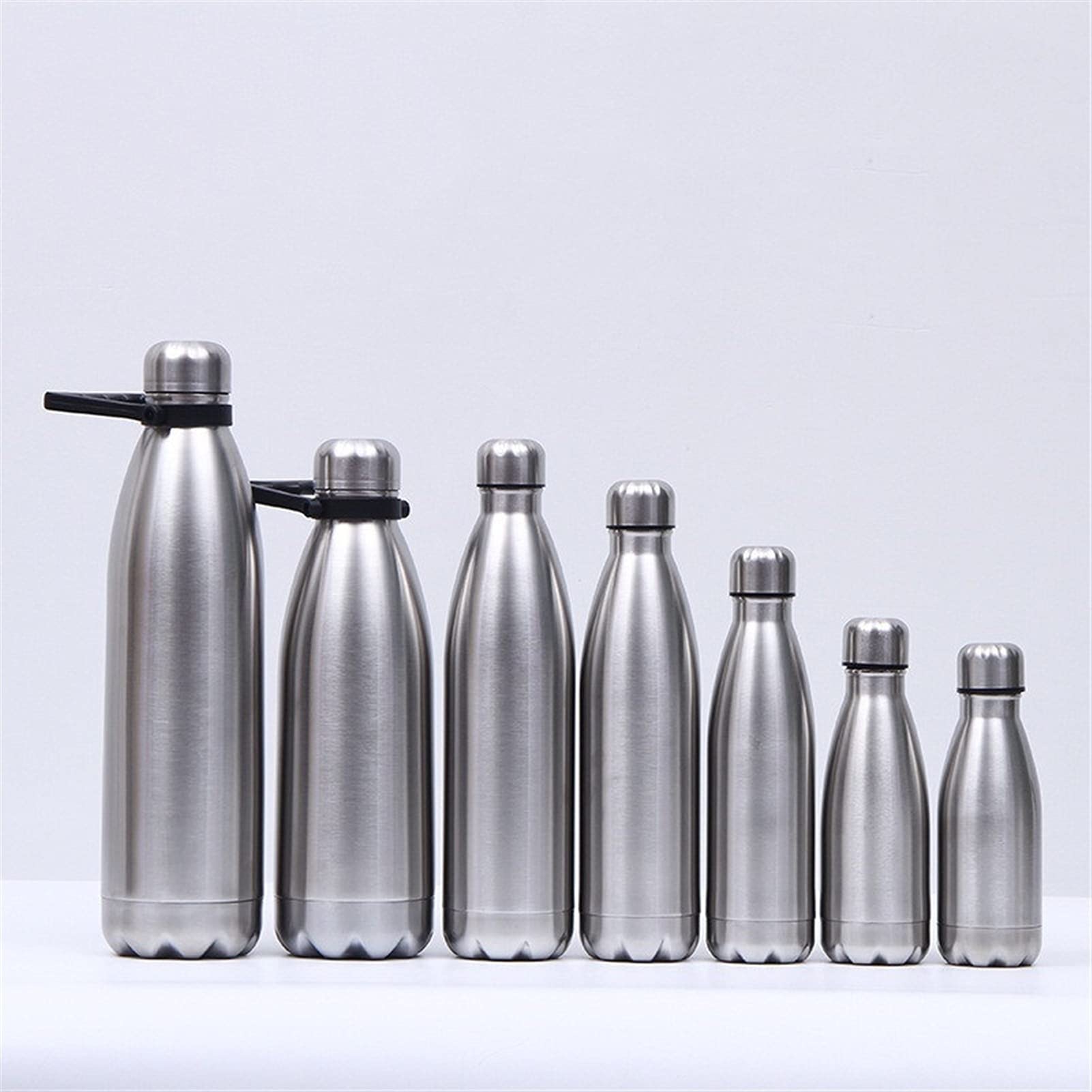 Botella de agua deportiva con termo aislado, botella de agua de acero inoxidable, botella de agua portátil para beber, gimnasio, deportes, ciclismo, artículos para beber, regalos escolares (1800 ml, p