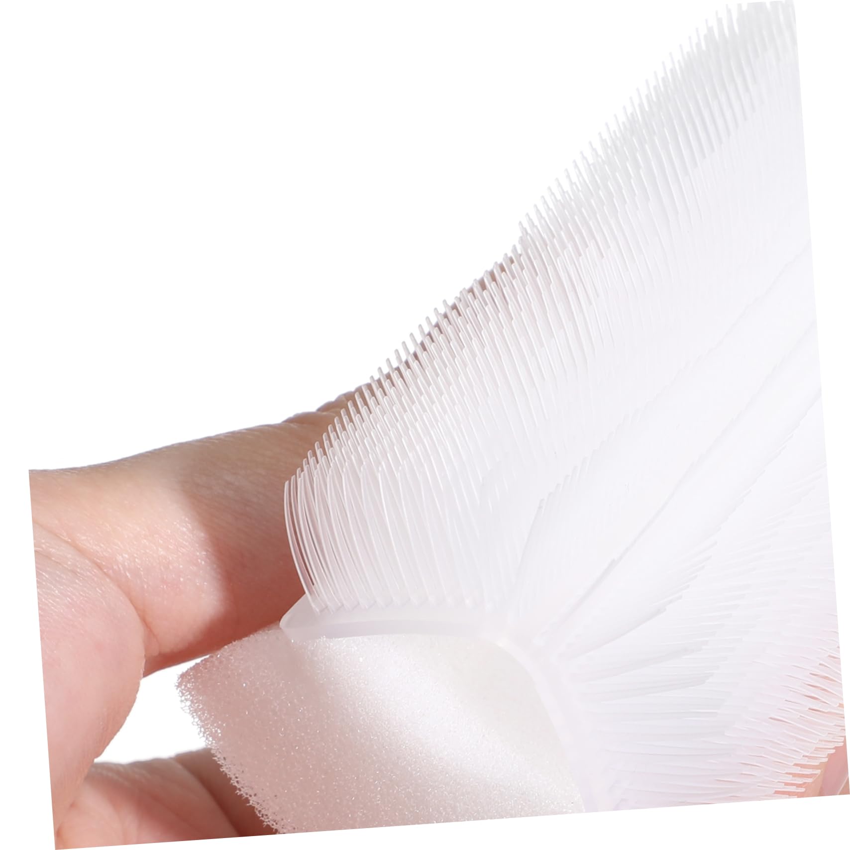 GALPADA Wilbarger Brush Cepillo Sensorial Terapéutico para Niños Hipersensibilidad Sensorial, Plástico Blanco, Uso en Casa y Clínica