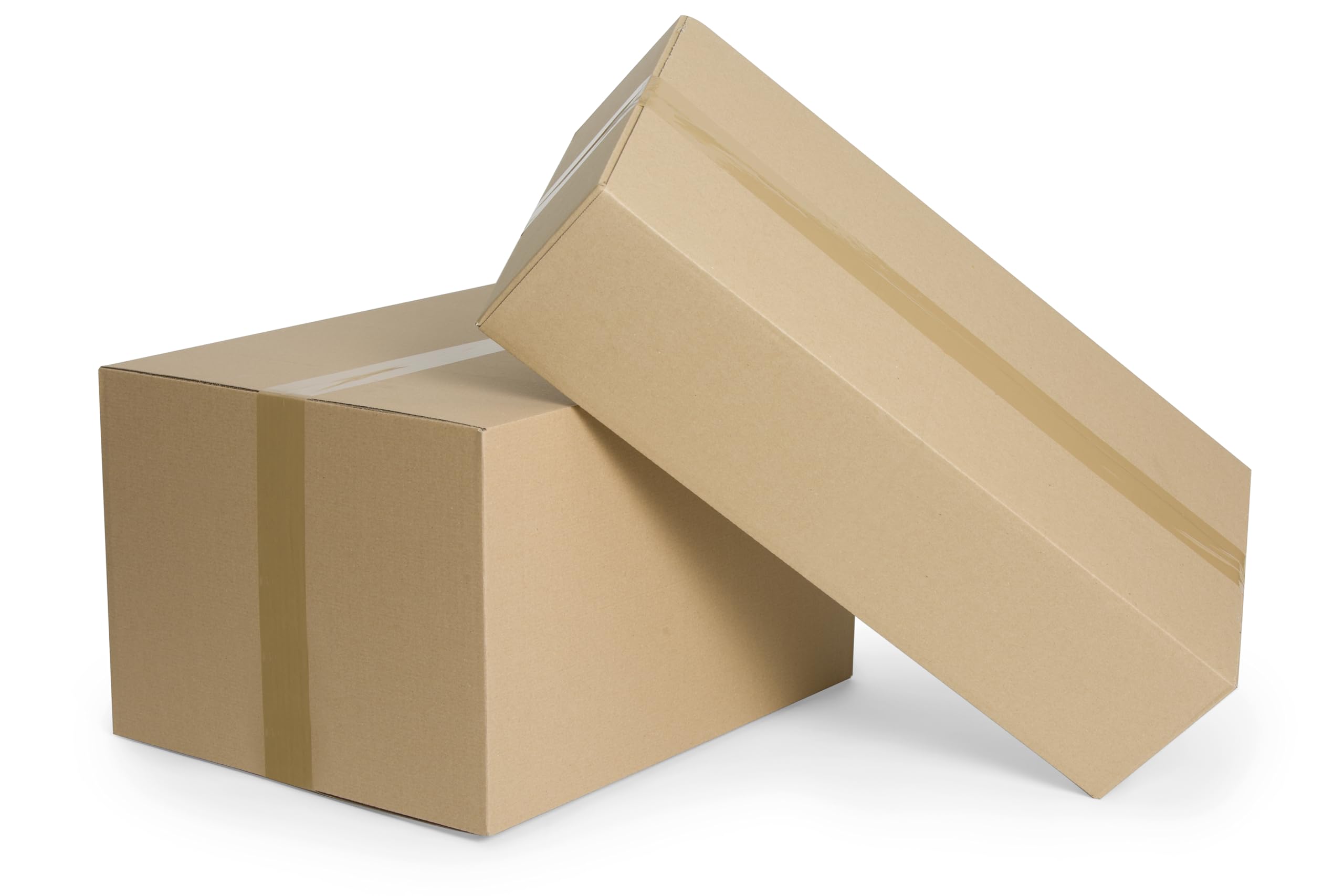 100 Stück Faltkarton 770x530x55 mm Innenmaß Versandkarton E-commerce Karton 1-Wellig 400G Braun Kartonage Verpackung Postkarton Versandschachtel Paket Päckchen