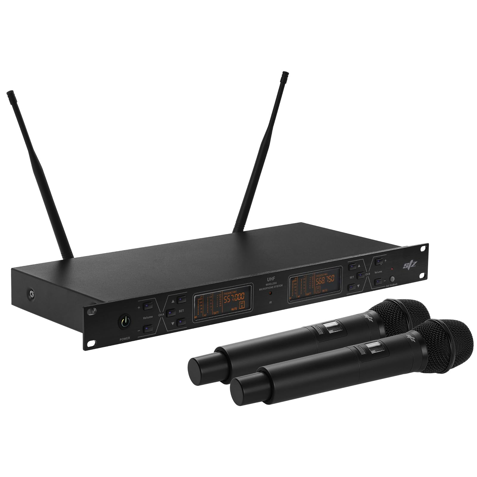 Amazon.com: Studio Z UHF Wireless Microphone (STZ-W5502), Dual