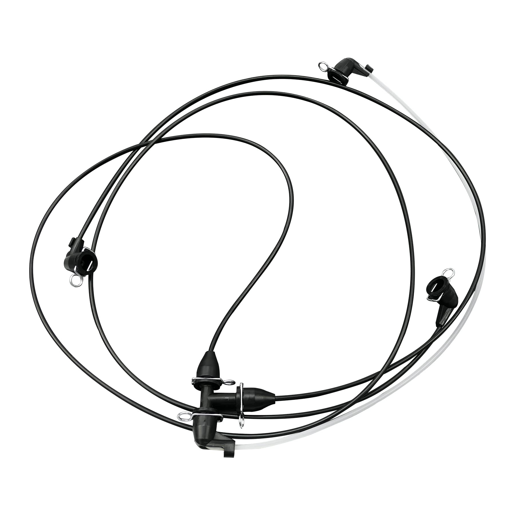 TIKSCIENCE 949-006 Air Suspension Compressor Line Repair Kit Fit for Cadillac Chevrolet GMC, Plug and Play Connectors Replace 88987900