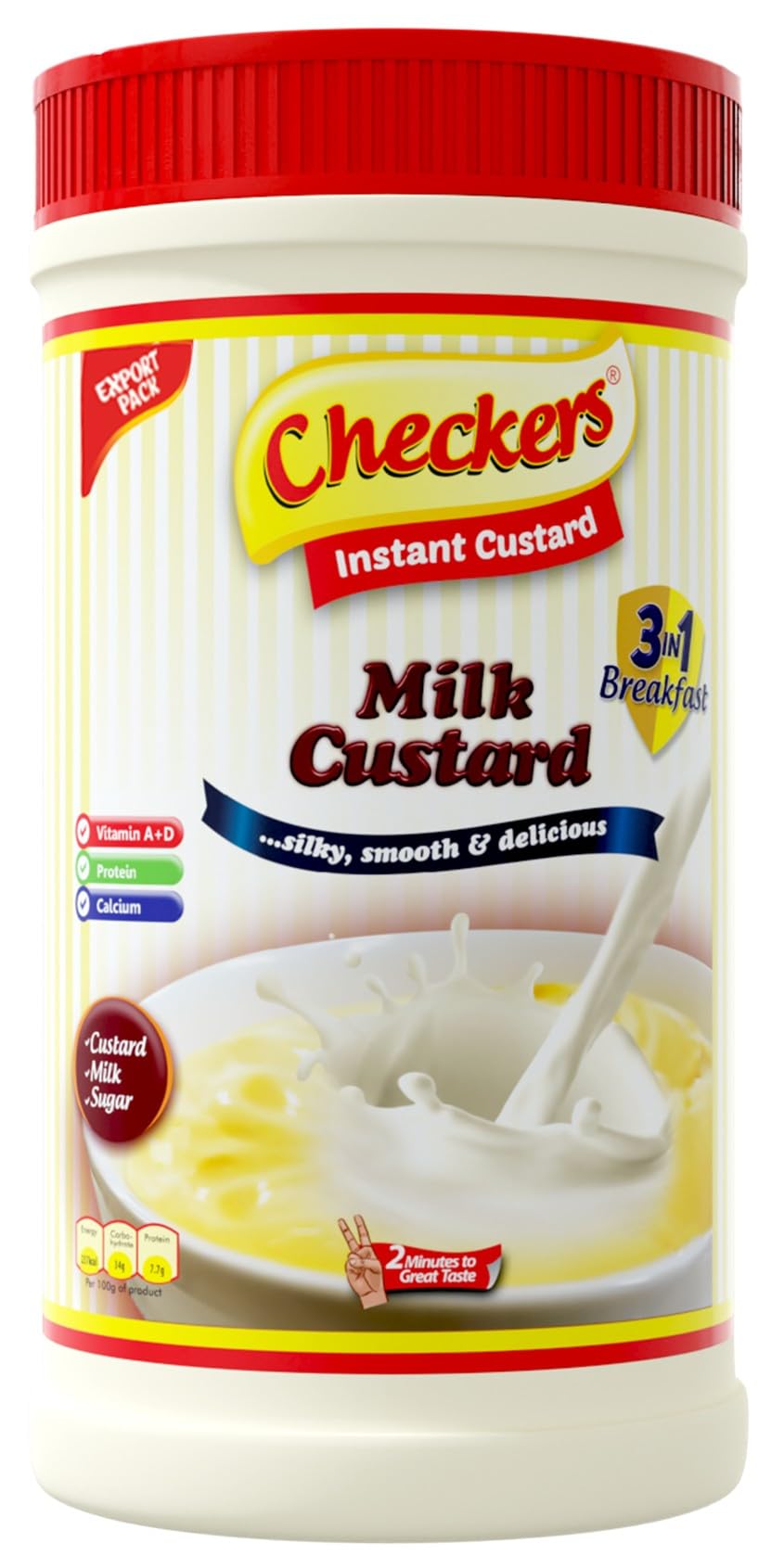 Checkers Custard 3 In 1 Milk 400G