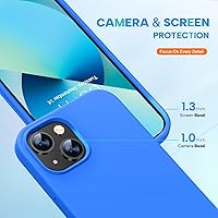 Vista 1569 de Miracase Funda diseñada para iPhone 13 Pro Max con protector de pantalla, [forro de microfibra suave antiarañazos], funda protectora de silicona
