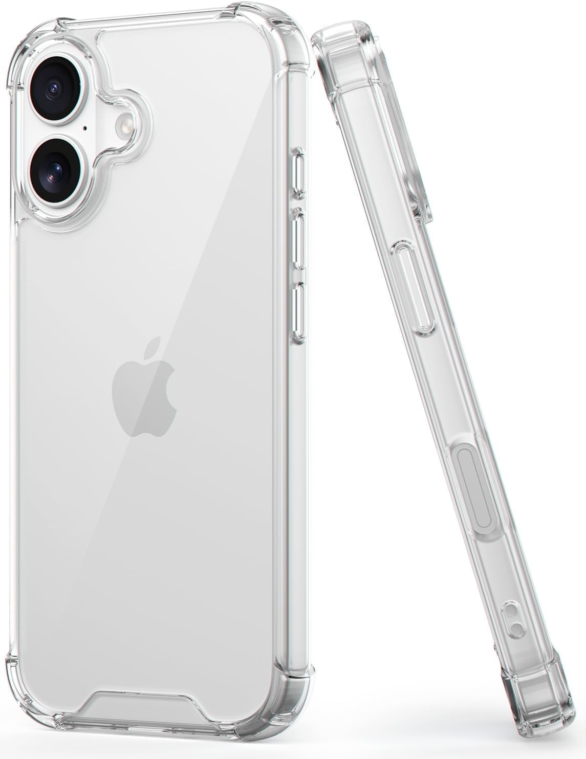 EGOTUDE for iPhone 17 Case, Shockproof Hard Back Anti-Scratch Transparent Cover
