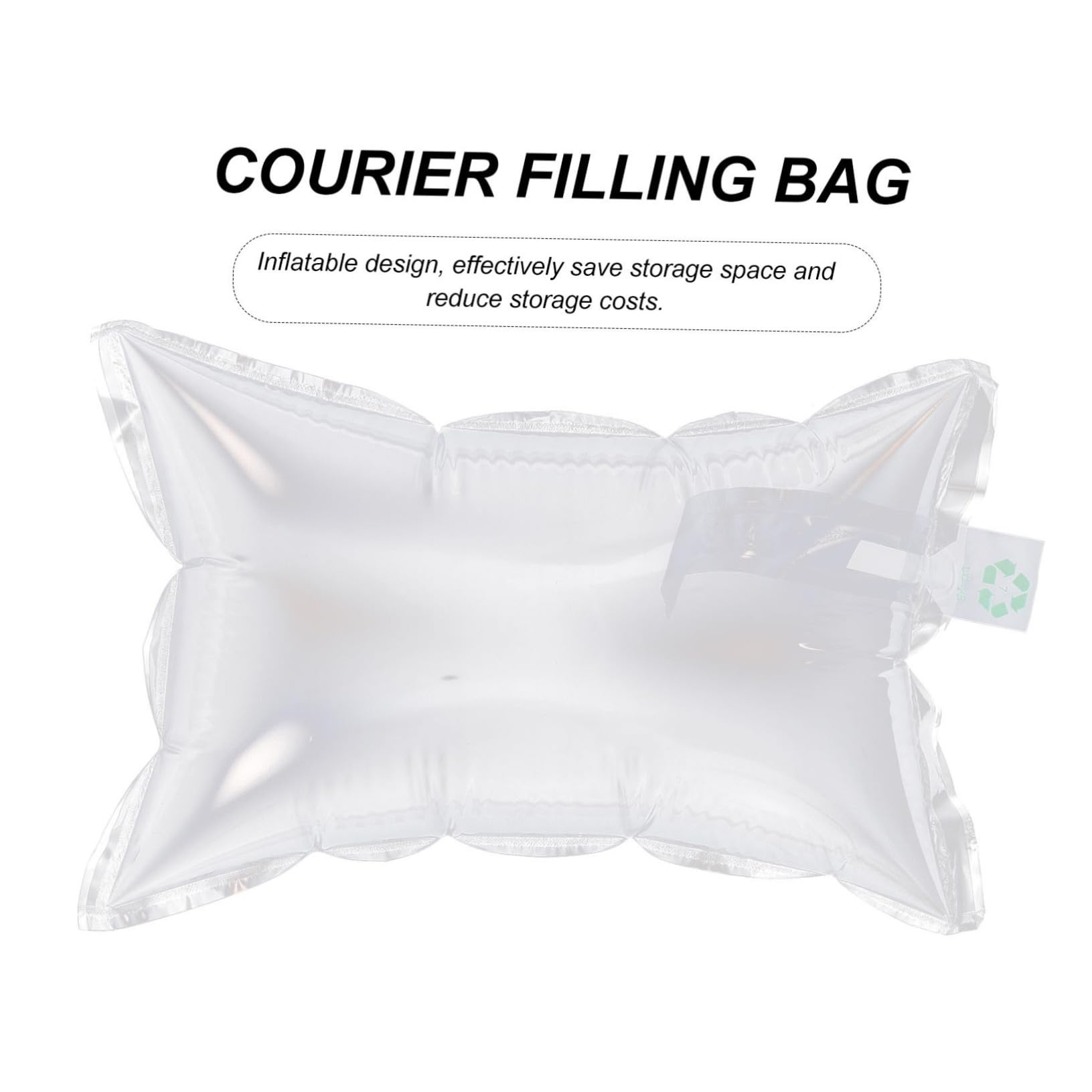 GALPADA 100 Stück Luftkissenbeutel 25x40cm aus Robustem Film Aufblasbare Versandpolster für Sicheren Transport und Stoßfeste Verpackung in Expresslogistik