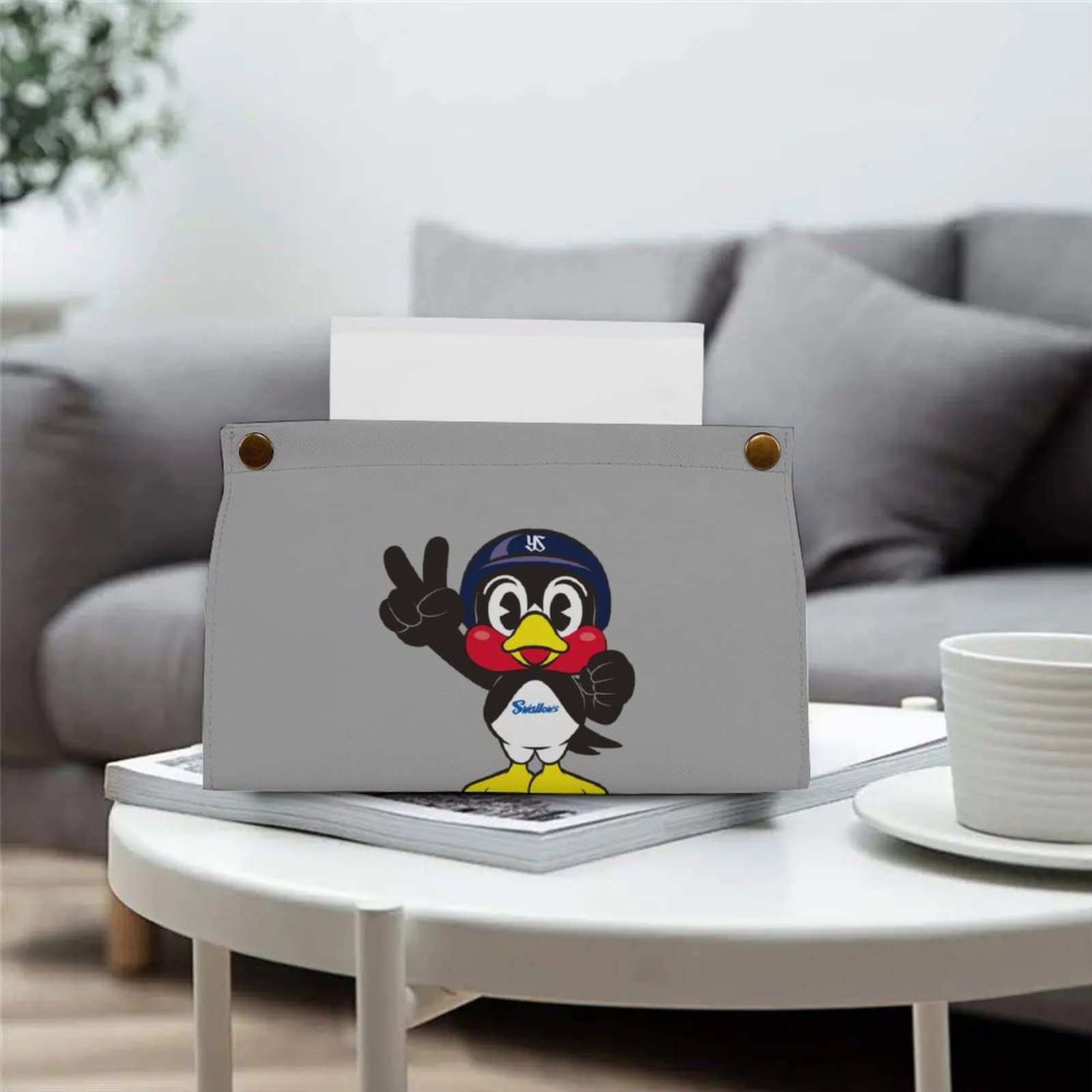 つば九郎 ティッシュケース 約15cm Amazon｜東京ヤクルトスワローズ つば九郎 ティッシュケース