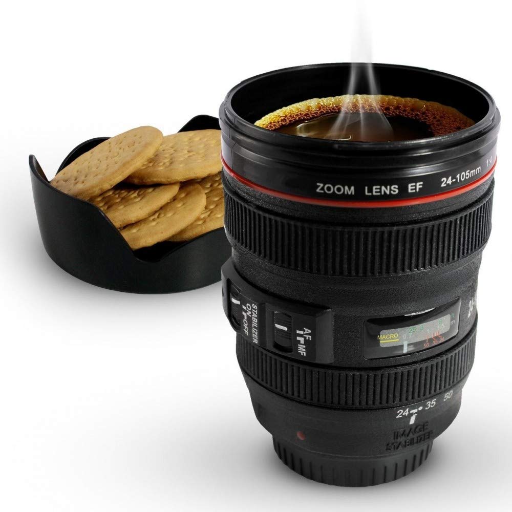 Tazza per obiettivo della fotocamera in acciaio inossidabile EF 24-105 mm F 4,0 L USM Tazza da caffè per amanti della fotografia Capacità 100 ml Camer | Leroy Merlin