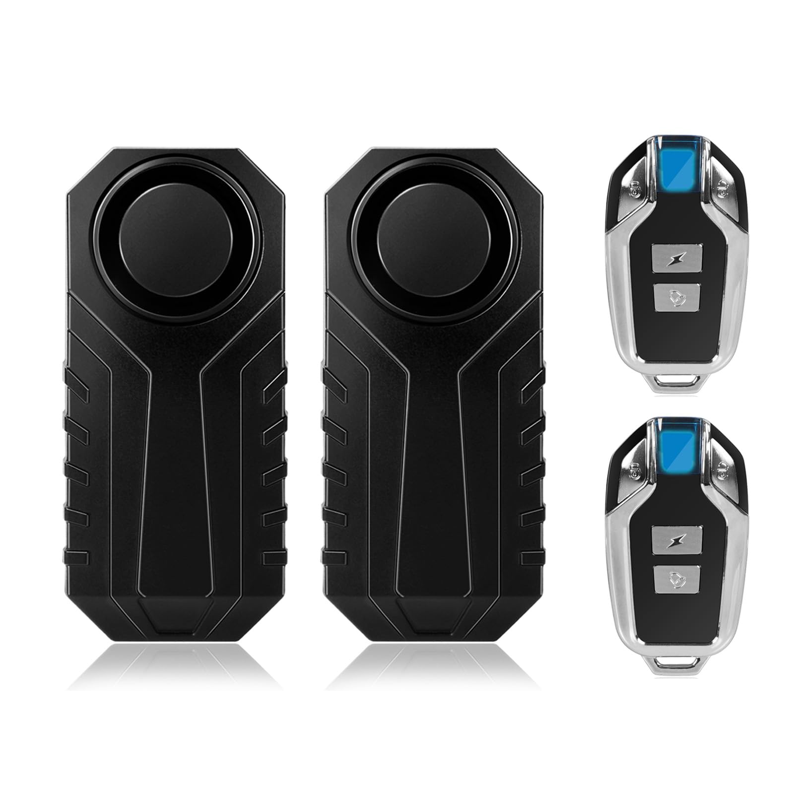 Allarme antifurto per bici con telecomando, allarme per auto da 113 dB, sensore di movimento a vibrazione wireless, sistema di sicurezza per bicicletta impermeabile, accessori per scooter elettrico