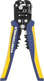 haisstronica Wire Stripper Tool,AWG 24-10 Automatic Wire Stripper and Crimping Tool, Universal Wire Crimper Tool