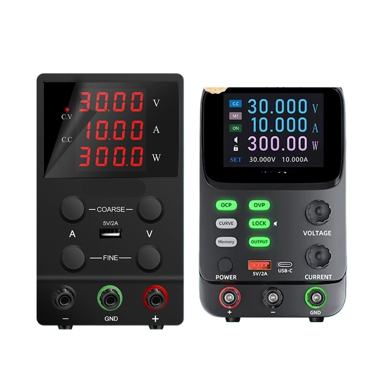 LEOTNNDQ 1PCS 30V 10A 60V5A Adjustable DCPower Supply Switching Power-Supplies Voltage Regulator For Testing 220V /110V(SPPS-K305 30V5A)