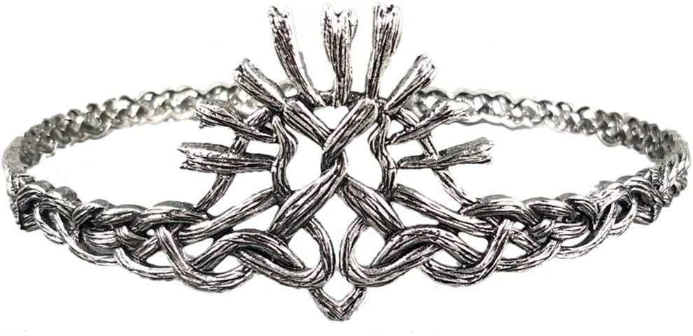 JCvCX Zhengcos Cersei Lannister Cosplay Headwear Alloy Crown Costume Props Halloween Silver