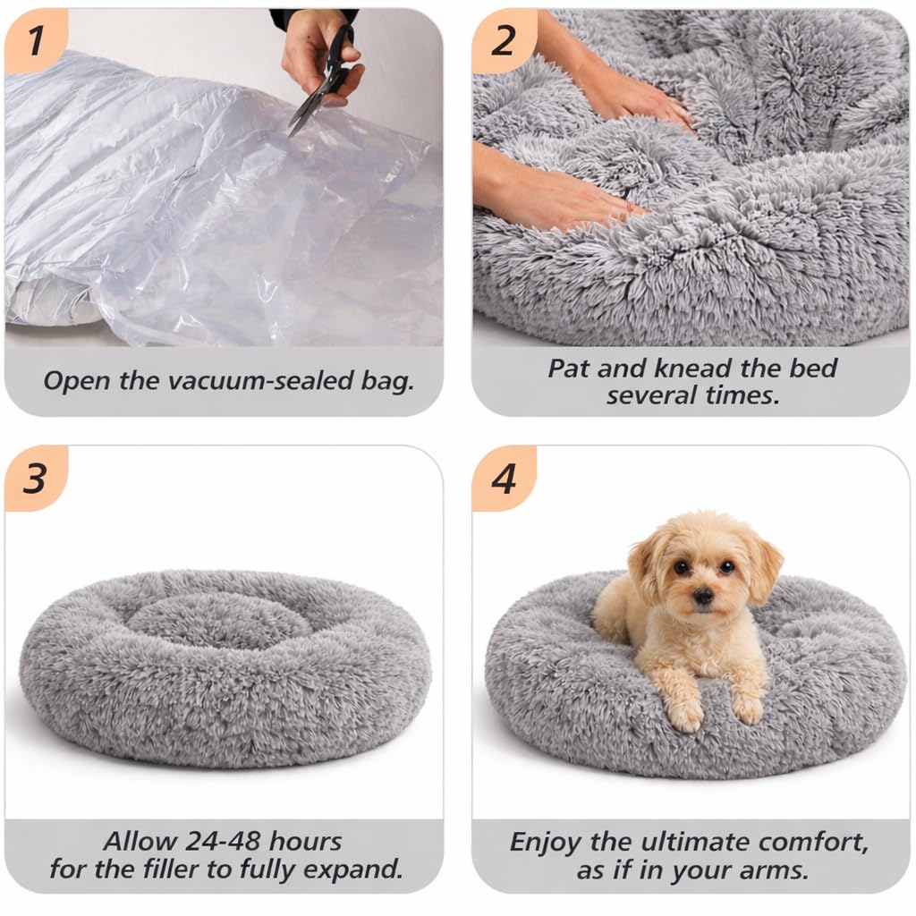 ZEXSAZONE Summer Comfortable Durable Both Sides usable and Washable Pet Bed | Cat Bed | Puppy Bed | Dog Bed | Medium Dog Bed for Cats Puppies (Grey, Small) 3
