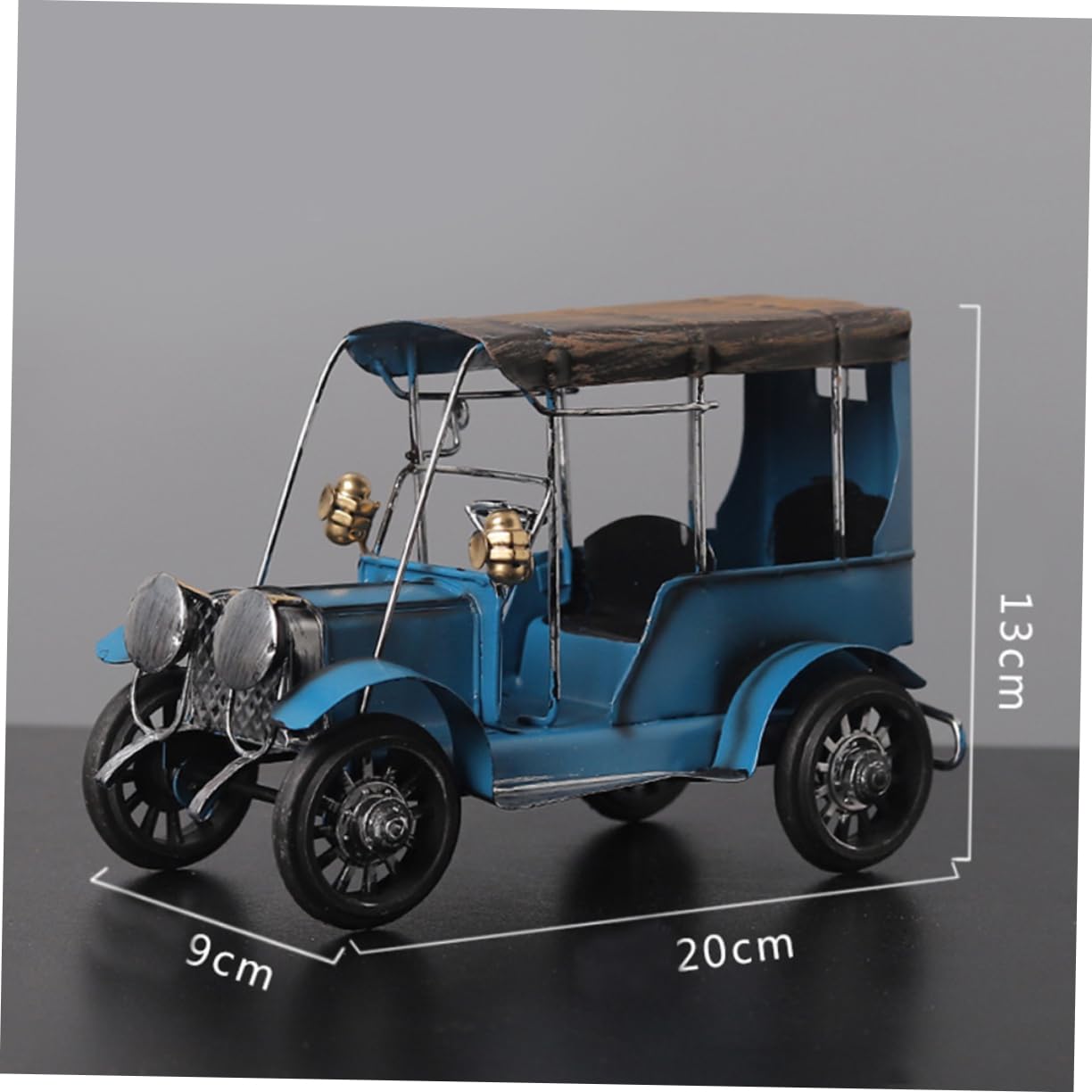 TOPBATHY Modelo De Automóvil De Metal Forjado Decoración De Coches Antiguos Coleccionistas y Decoración