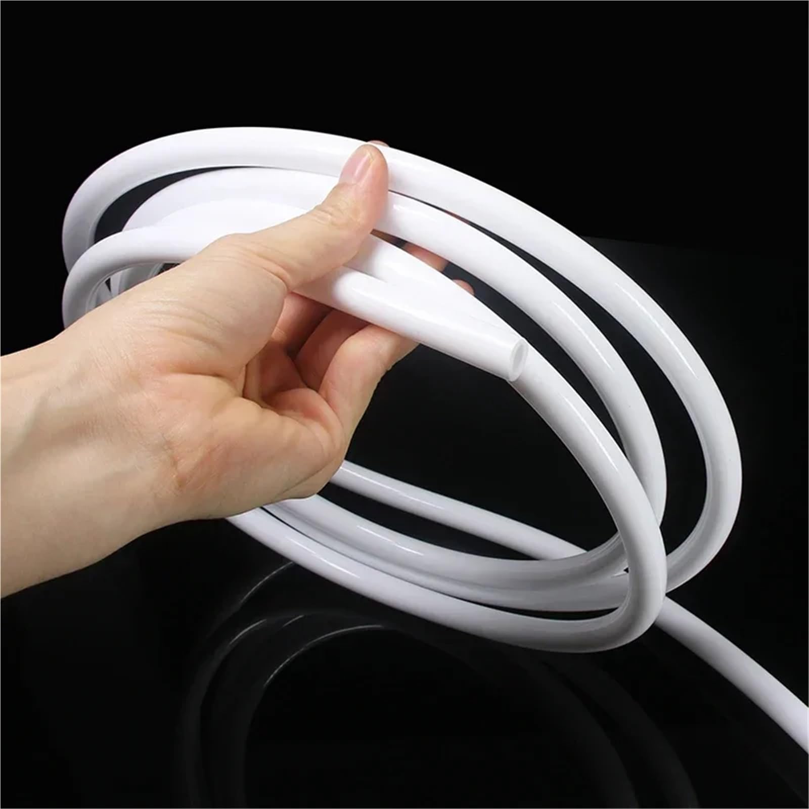 Tubo de silicona blanco 1/3/5/10M ID 0,5~32mm manguera agua tubo Flexible resistente a altas temperaturas