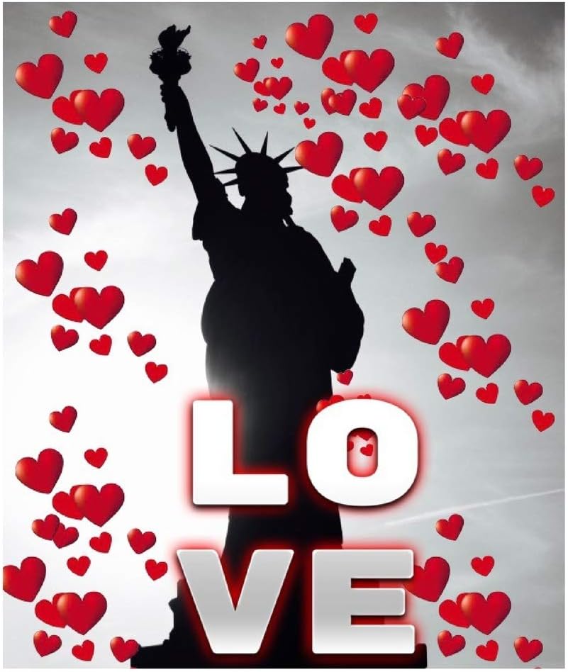 Sir Michael HuhnStatue Of Liberty Valentine's heart creative blank love journal: Statue Of Liberty Valentine's heart creative blank love journal