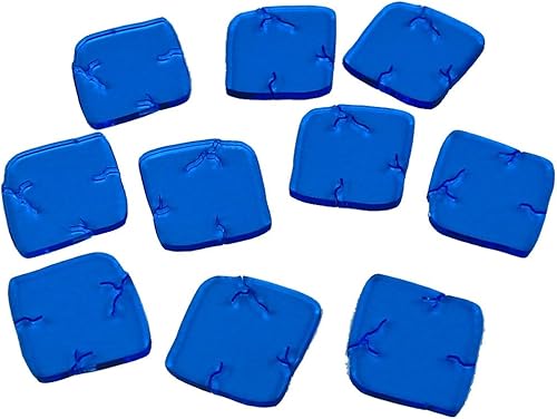 LITKO Azulejos de hielo de piso de mazmorra, azul fluorescente (10)