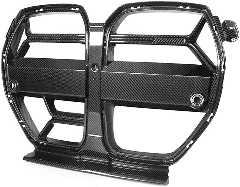 Compatible With BMW G80 M3 G82 G83 M4 2021-2026 Real Carbon Fiber Front Nose Grilles Grill (C-ACC)