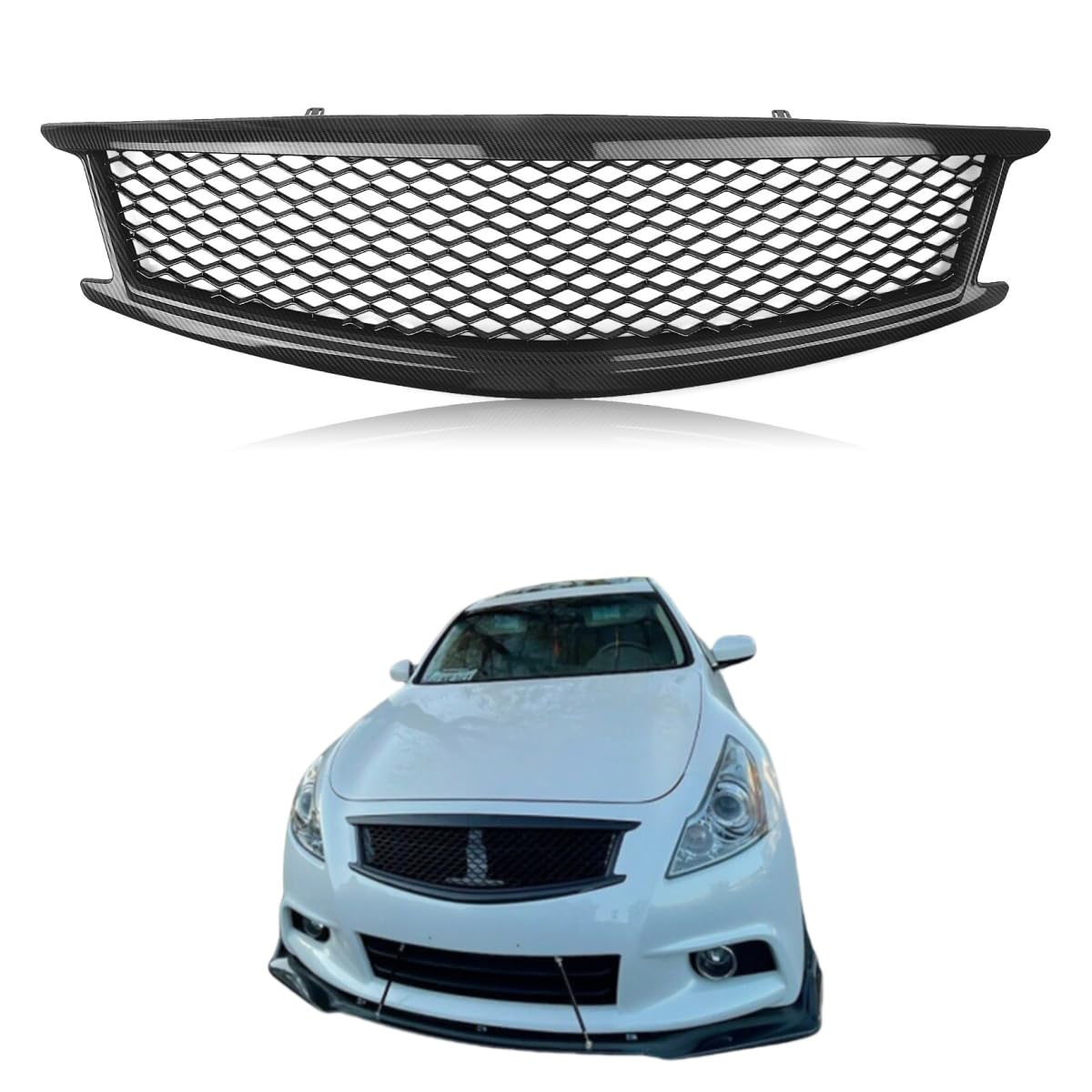 Amazon.com: Front Car Bumper Grille Grill for Infiniti G37 G25