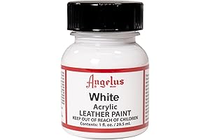 Angelus Acrylic Leather Paint in Pristine White