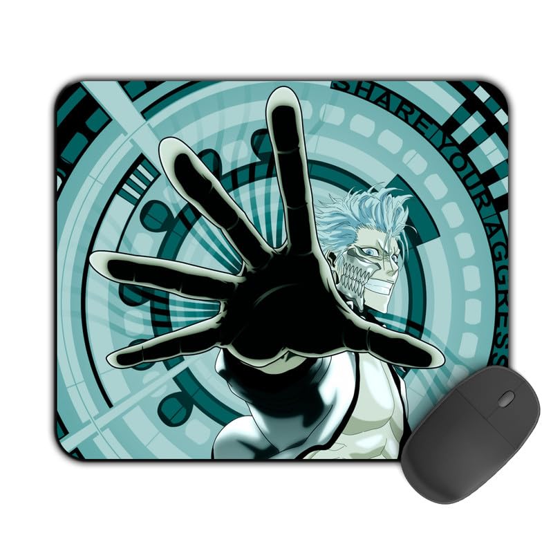 Image of Printed Designer Mouse Pad Grimmjow 2 (200MM X 240 X 3MM) Enhance Gaming and Work Performance Comfortable and Precise Non-Slip Water Proof Bleach Mouse Pad.
