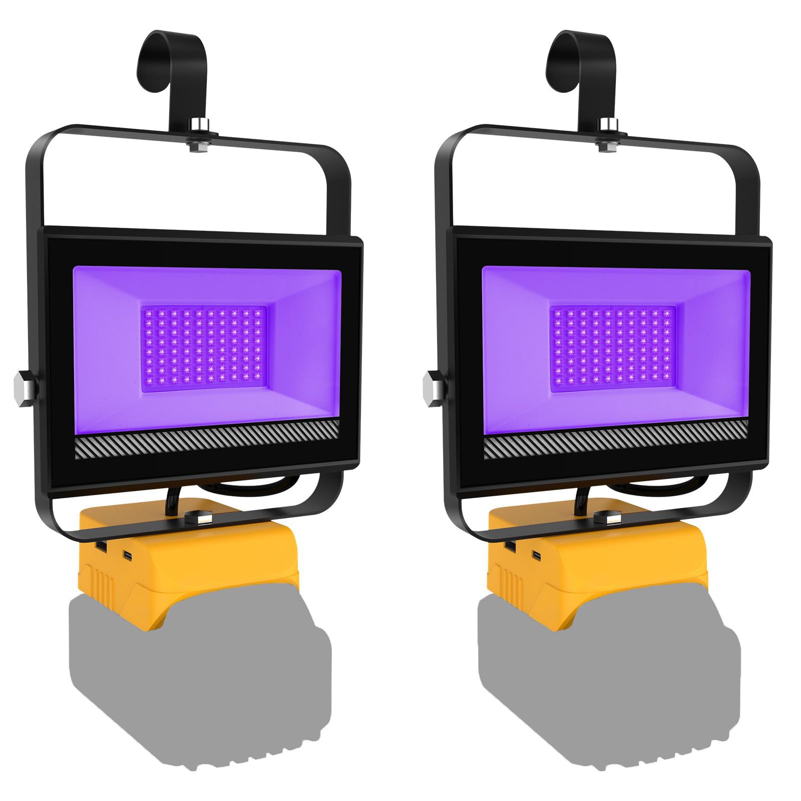 CREPOW Portable LED Black Lights, Cordless Blacklight Compatible