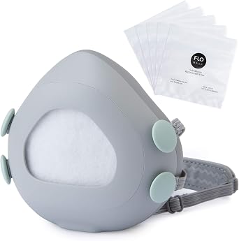 Kids - Reusable Kids Mask, Ages 4 Up to 12 Years Old, Includes 5 Replacement Filters Made in USA, Washable, Easy Breathing, Adjustable Head Strap, Soft and Comfortable