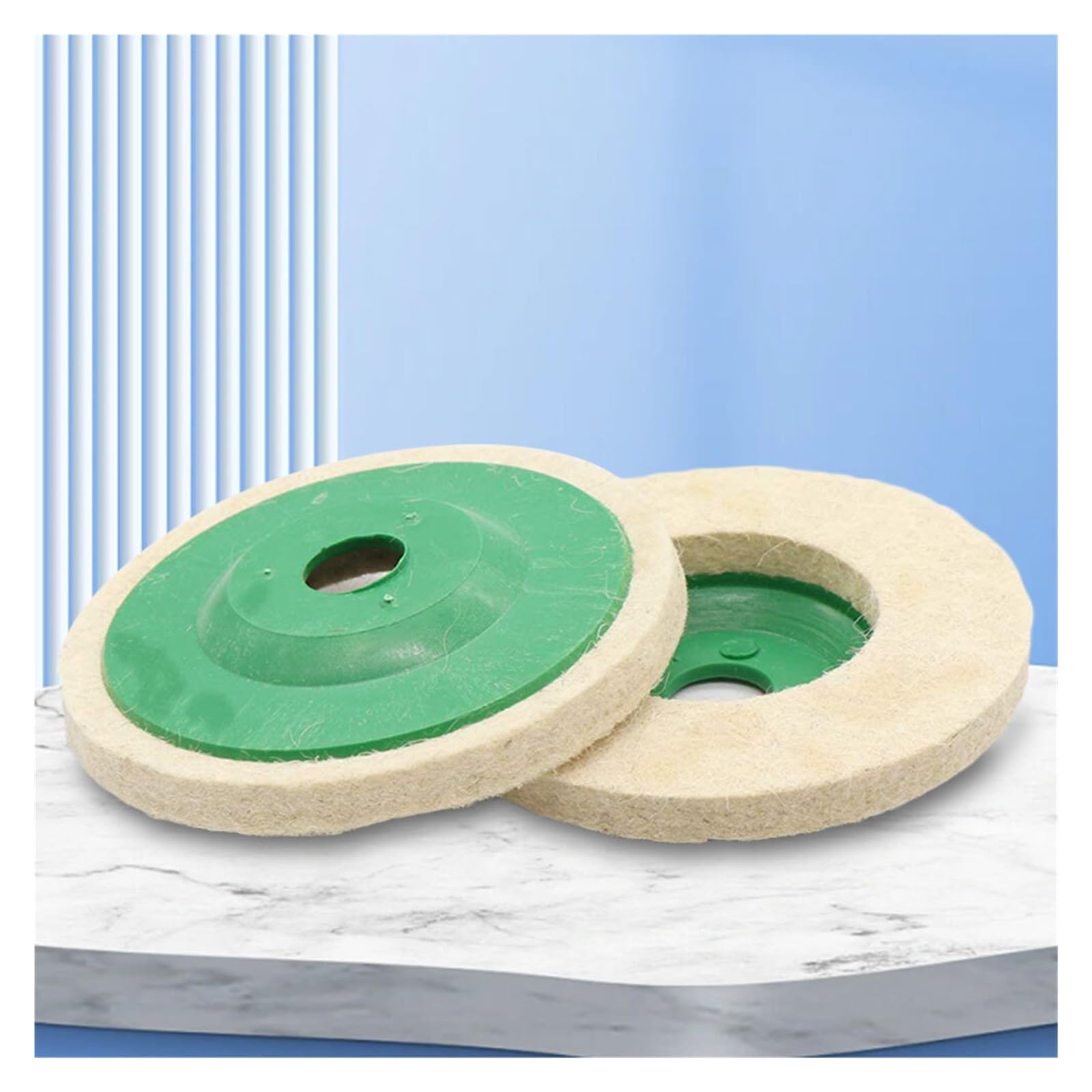 1/2/5/10 szt. wełniany filc polerski tarcza odporna na zużycie 125 mm do szlifierki kątowej do metalu marmurowego szkła ceramicznego