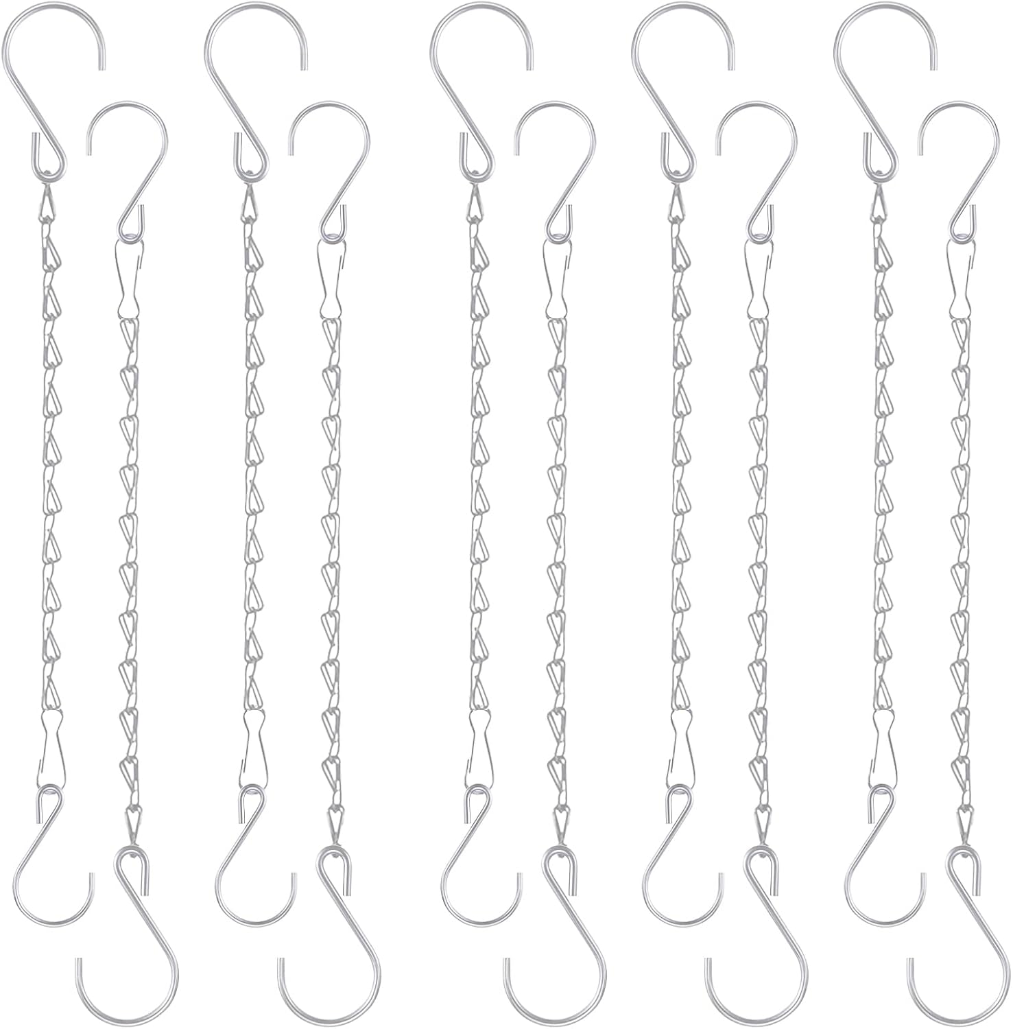 Fetanten Plant Hanging Chains, 10 Inch Metal Hanging Basket