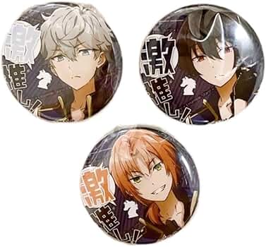 あんスタ スタライ Knights 缶バッジ 月永レオ 瀬名泉 朔間凛月 新品