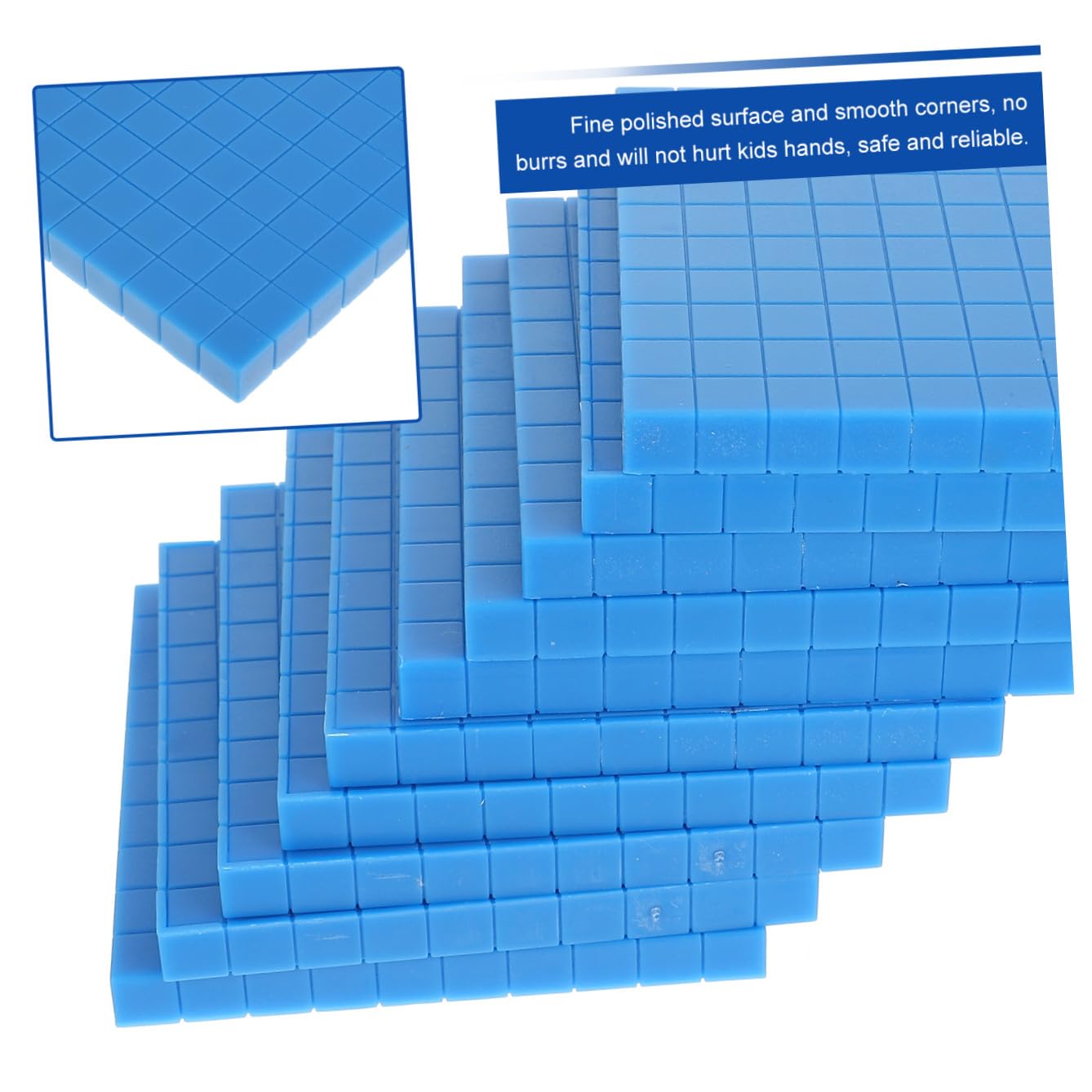 Cubo Conteggio Matematica Plastico per Ragazzo Ragazza | Gioco Apprendimento, Sviluppo Intelligenza e Percezione Spaziale, Articolo Didattico per Scuola