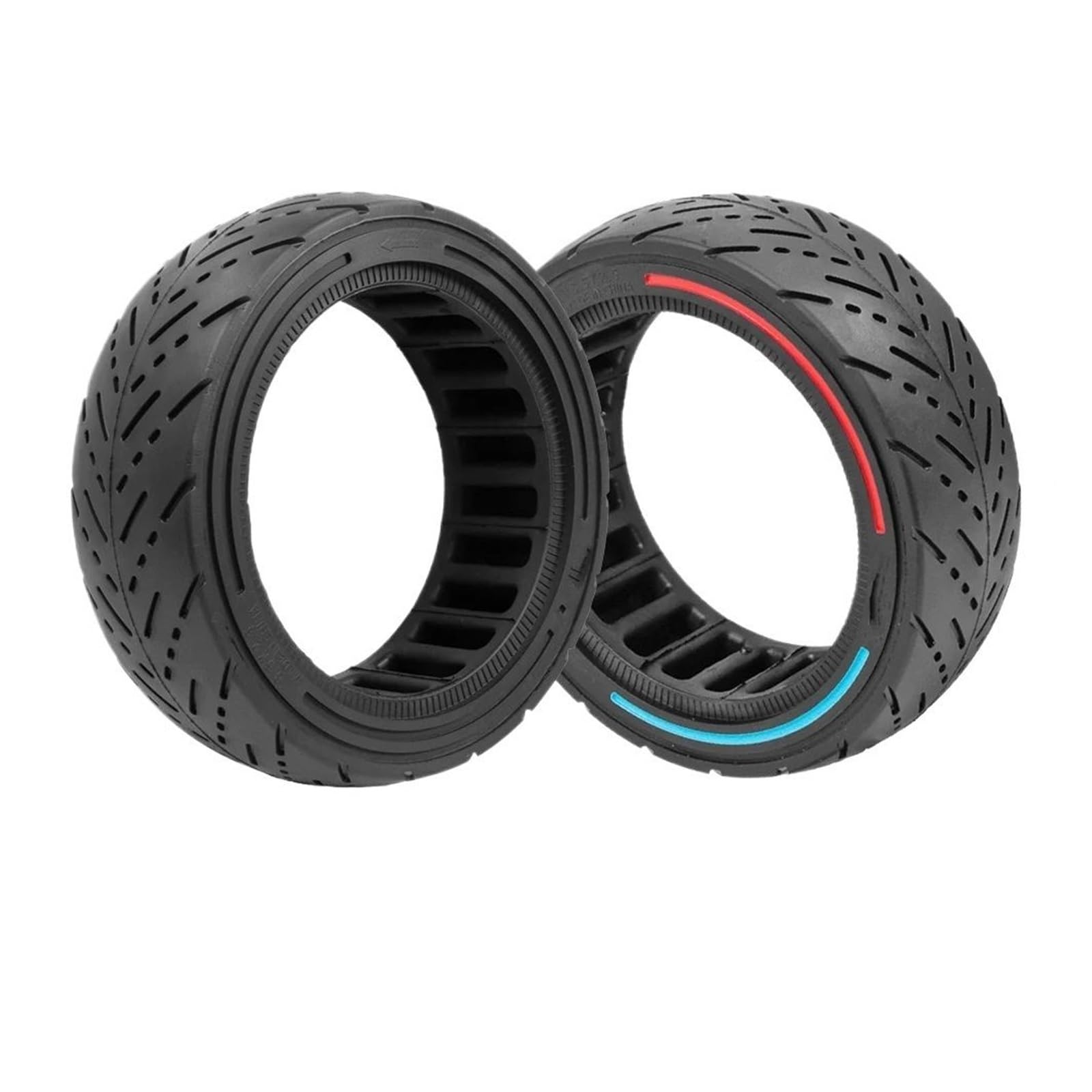 Pełna opona do hulajnogi elektrycznej, pasuje do Dualtron, Mini, Speedway, Leger Pro Off-road, opony bezdętkowe, 8,5 x 2,5 cala, guma solidne gumowe koło do hulajnogi(Colorful)