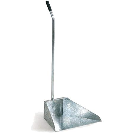 Paletta Per Spazzatura In Acciaio Zincato - Con Manico, 35x25 Cm