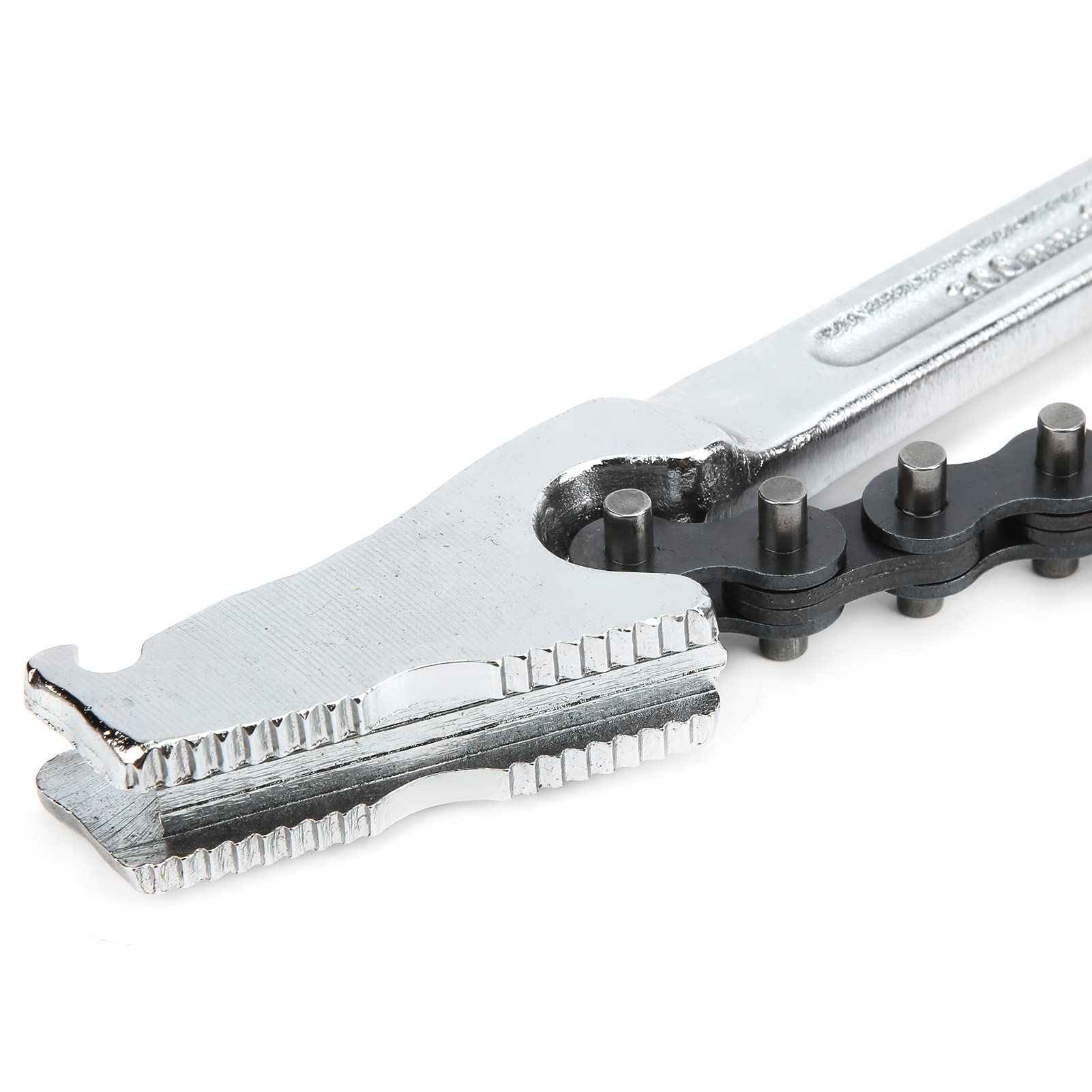 Llave de cadena, tenaza para tubos de cadena de acero, llave de cadena para plomería, llave de cadena para tubos de cadena de acero, llave de cadena para reparación de tuberías, llave de agarre par
