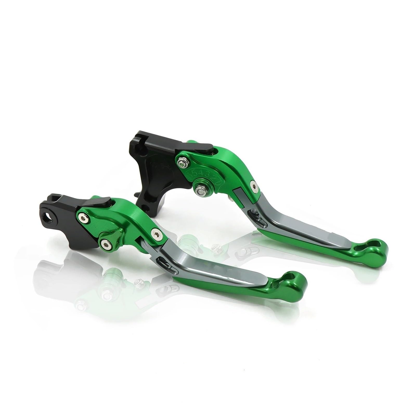 Bskwaq H Motorcycle Brake Clutc Levers For Kawasaki Er6n 2006-2008 Motorcycle Accessories Aluminum Folding Extendable Brake Clutc Levers
