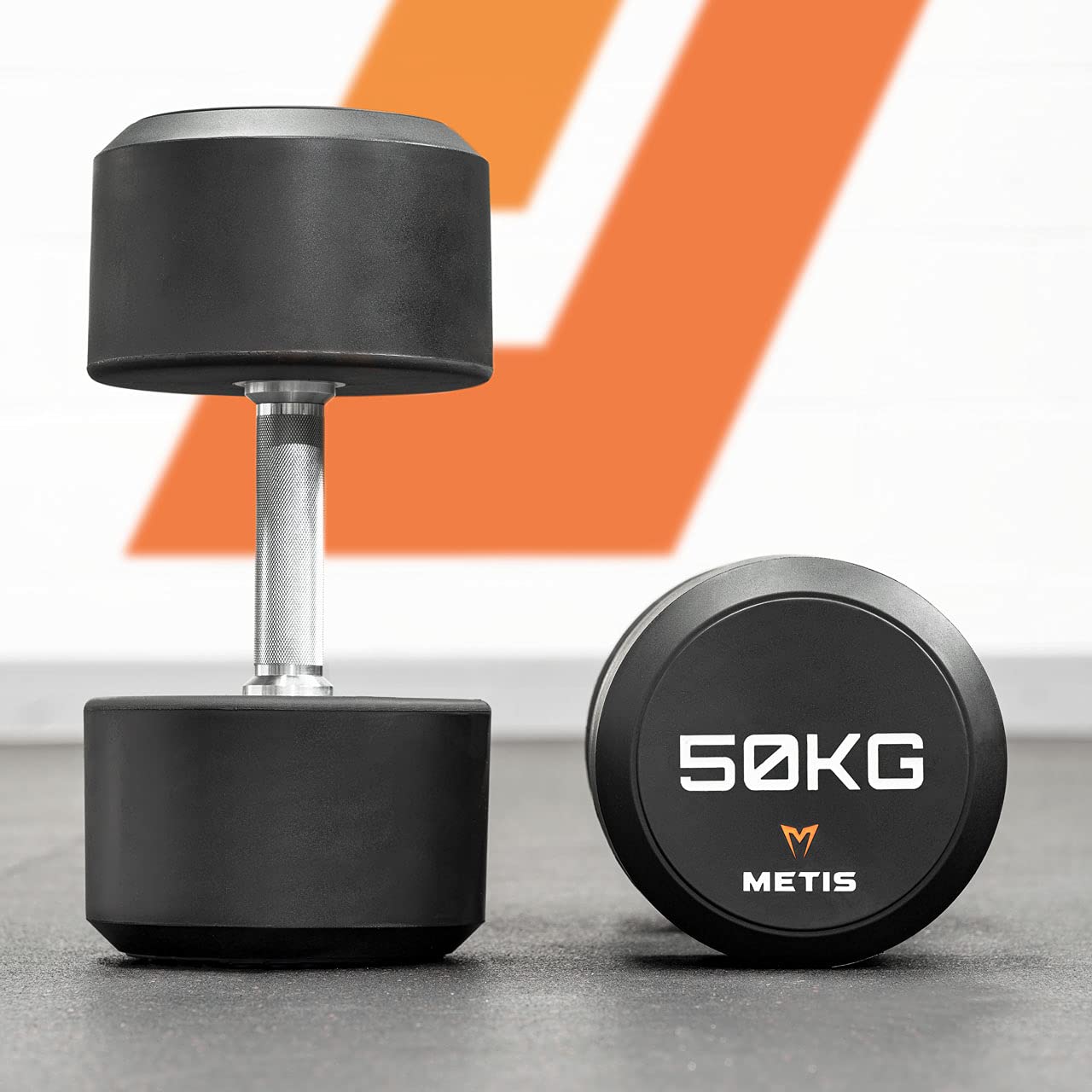 METIS Pro Commercial Gym Hantle - para hantli do siłowni komercyjnej i domowej | sprzęt do treningu siłowego | hantle na sprzęt gimnastyczny dostępne w parach (25 kg para)