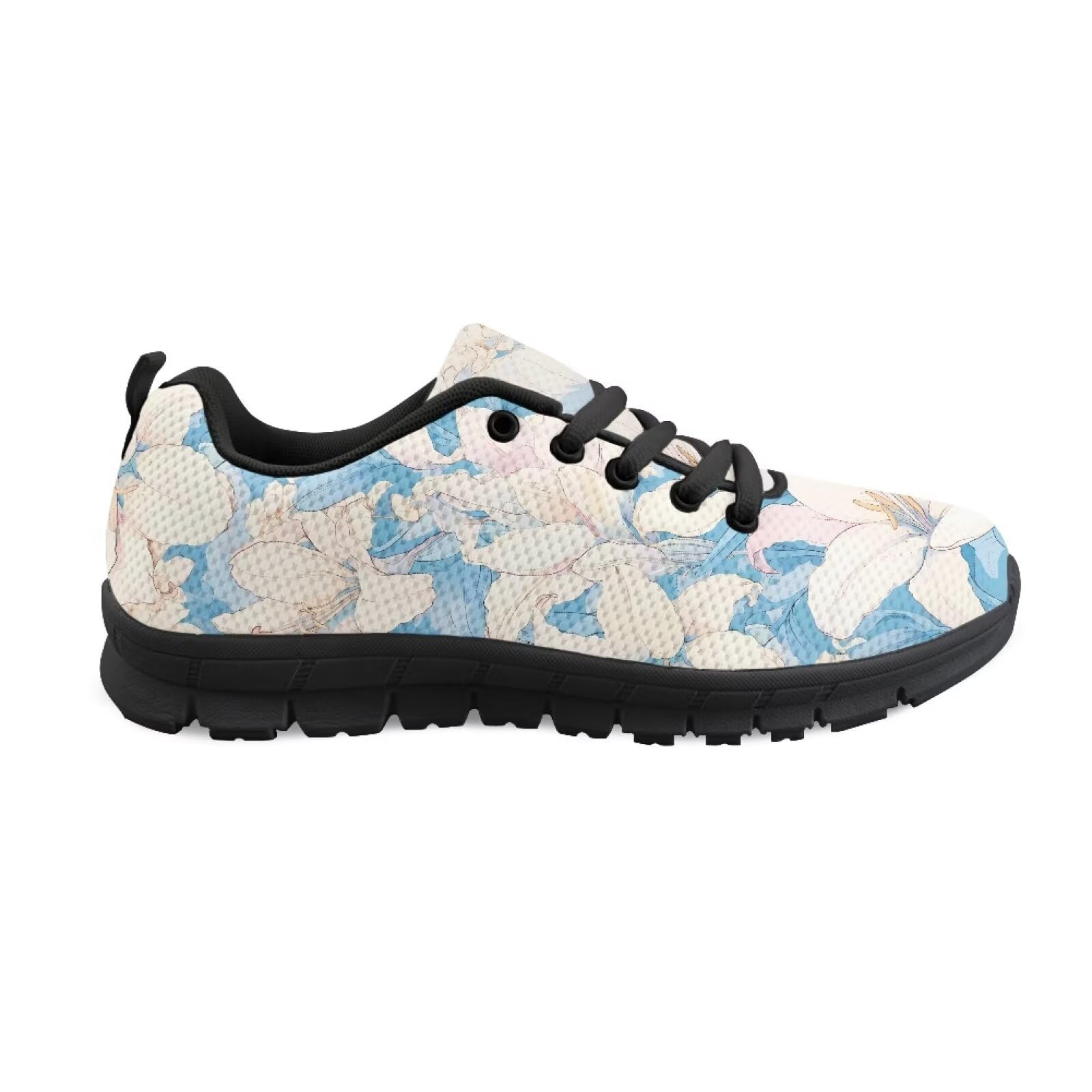 Piuma Comfort Scarpe da passeggio Lily Orchid Leggero Traspirante Mesh Shoe Lady Girls Athletic, Fiore di giglio., 42.5 EU