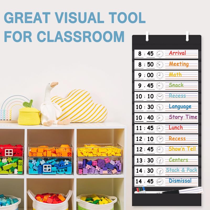 Tableau de poche pour horaire de classe pour structurer le TDAH - 7