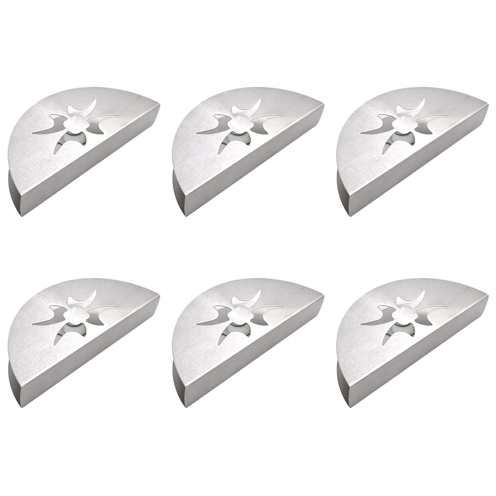 Hndhbfgrt 6X Paper Towel Holder Stainless Steel Napkin Holder Fanshaped Organizer Container