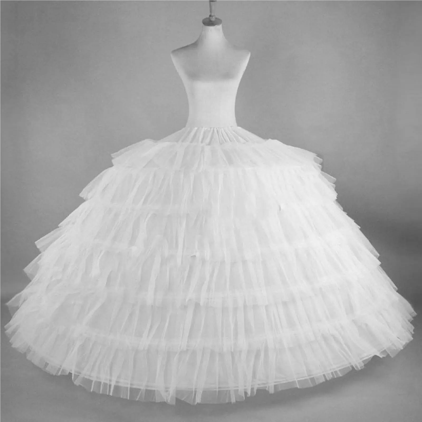 Robe de bal blanche complète, cerceaux, accessoires mariage, jupon, sous-jupe, robe Quinceanera for mariée