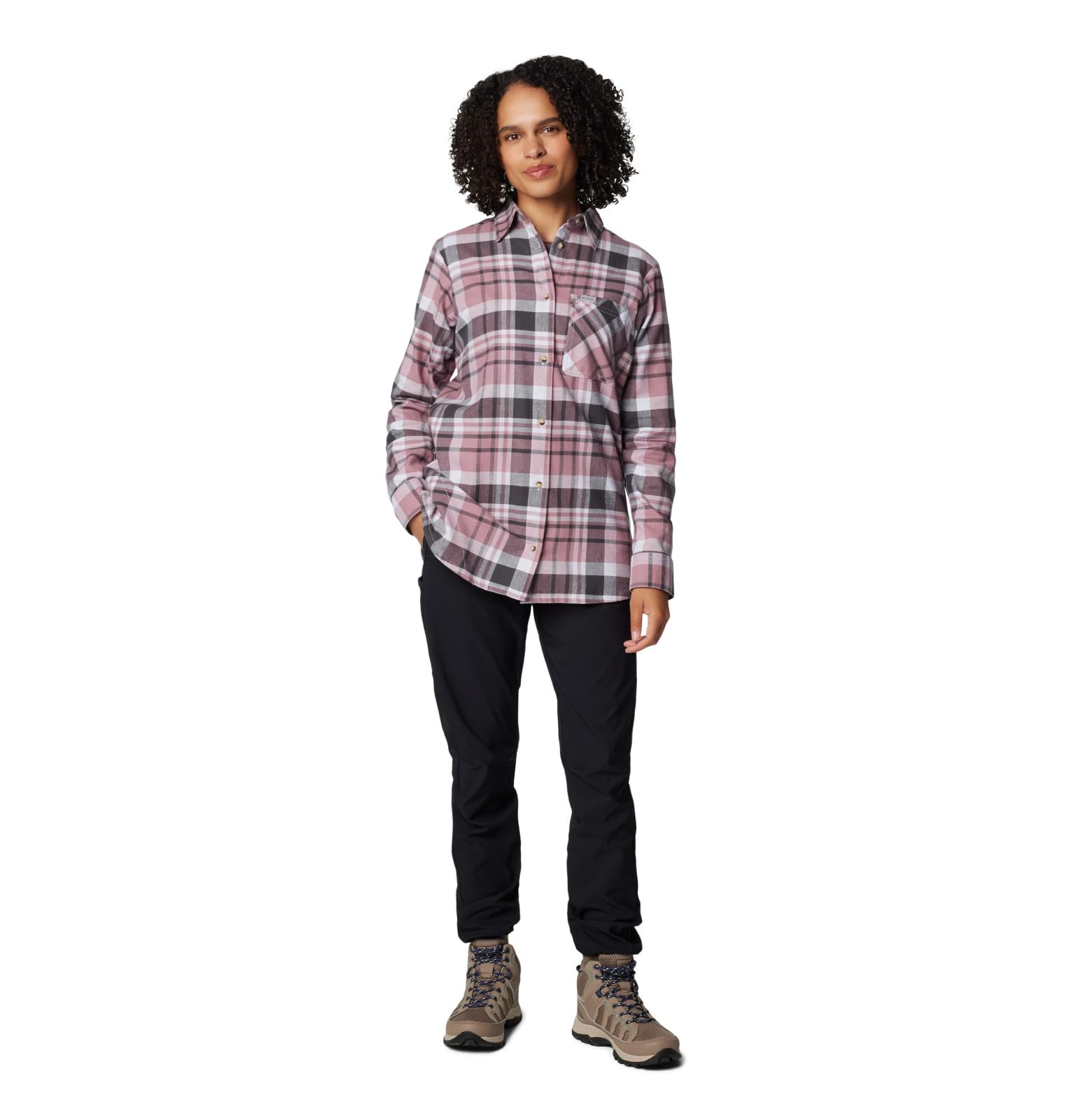 Columbia Damen Calico Basin Flannel Long Sleeve Shirt Calico Basin Langarm-Flanellhemd