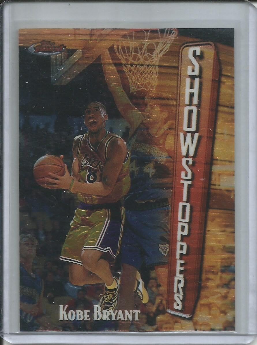 Kobe Bryant 1998 Topps Finest Showstoppers Lakers Base #22 - Basketball Cards